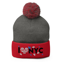 Load image into Gallery viewer, I ❤️ NYC Pom-Pom Beanie
