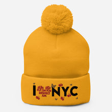 Load image into Gallery viewer, I ❤️ NYC Pom-Pom Beanie
