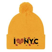 Load image into Gallery viewer, I ❤️ NYC Pom-Pom Beanie
