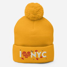 Load image into Gallery viewer, I ❤️ NYC Pom-Pom Beanie
