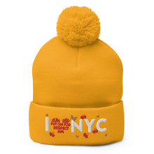 Load image into Gallery viewer, I ❤️ NYC Pom-Pom Beanie
