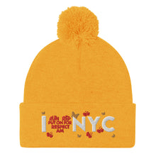 Load image into Gallery viewer, I ❤️ NYC Pom-Pom Beanie
