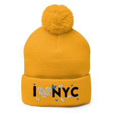 Load image into Gallery viewer, I ❤️ NYC Pom-Pom Beanie
