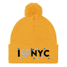 Load image into Gallery viewer, I ❤️ NYC Pom-Pom Beanie
