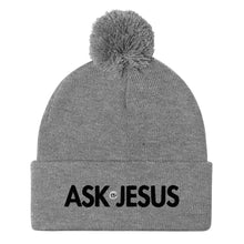 Load image into Gallery viewer, UTO IV &quot;ASK JESUS&quot; Pom-Pom Beanie
