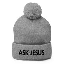 Load image into Gallery viewer, UTO IV &quot;ASK JESUS&quot; Pom-Pom Beanie
