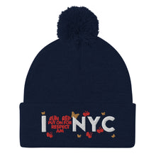 Load image into Gallery viewer, I ❤️ NYC Pom-Pom Beanie
