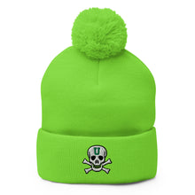 Load image into Gallery viewer, UTO IV SKULLY Pom-Pom Beanie
