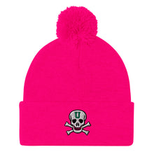 Load image into Gallery viewer, UTO IV SKULLY Pom-Pom Beanie
