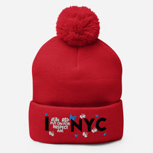 Load image into Gallery viewer, I ❤️ NYC Pom-Pom Beanie
