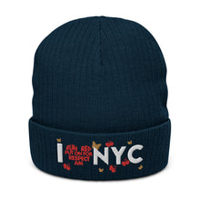 Load image into Gallery viewer, I ❤️ NYC Ribbed knit beanie
