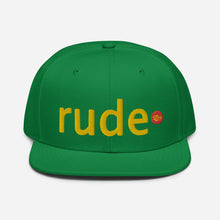 Load image into Gallery viewer, UTO IV &quot;RUDE&quot; Snapback Hat
