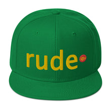 Load image into Gallery viewer, UTO IV &quot;RUDE&quot; Snapback Hat
