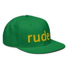 Load image into Gallery viewer, UTO IV &quot;RUDE&quot; Snapback Hat
