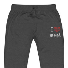 Load image into Gallery viewer, I ❤︎ BHM Unisex fleece sweatpants
