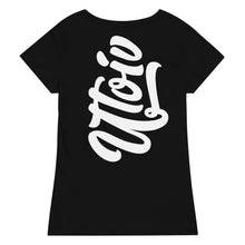 Load image into Gallery viewer, UTO IV &quot;46 Girls&quot; Women’s Basic Organic T-Shirt
