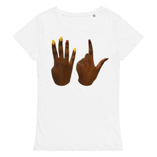 Load image into Gallery viewer, UTO IV &quot;46 Girls&quot; Women’s Basic Organic T-Shirt
