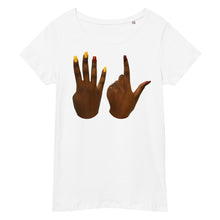 Load image into Gallery viewer, UTO IV &quot;46 Girls&quot; Women’s Basic Organic T-Shirt
